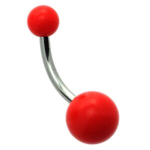 Neon UV Banana Bell - Red