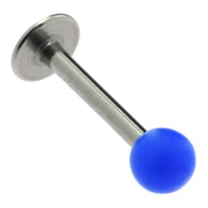 Neon UV Labret Stud - Blue