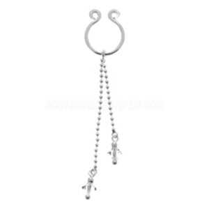 Non-Piercing Sterling Silver Nipple Ring - Jewel Chain