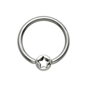 Open Star Ball Closure Ring