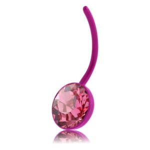 Pink Bio-Flex Jewelled Banana Bell - Pink