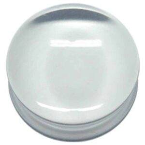 PMMA Double Flared Flesh Plug - Clear