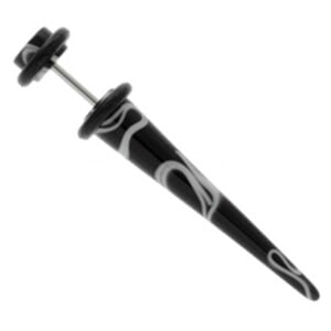 PMMA Fake Stretching Taper - Black Marble