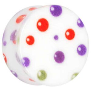 PMMA Flesh Plug - Polygraphix Dots