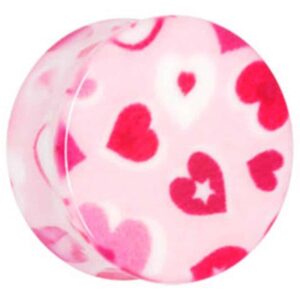 PMMA Flesh Plug - Polygraphix Hearts