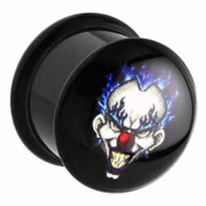 PMMA Ikon Flesh Plug - Evil Clown
