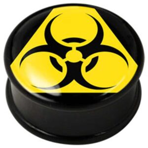 PMMA Ikon flesh plug - Ikon Plug Biohazard
