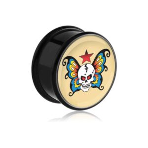 PMMA Ikon flesh plug - Ikon Plug Butterfly