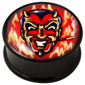 PMMA Ikon flesh plug - Ikon Plug Diablo