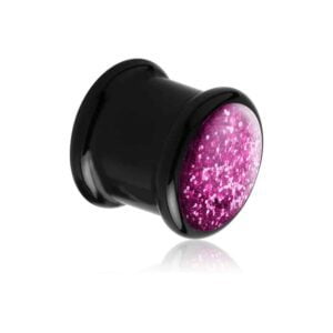 PMMA Ikon flesh plug - Ikon Plug Glitter Purple