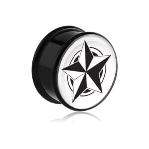 PMMA Ikon Flesh Plug - Ikon Plug Nautical Star