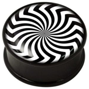 PMMA Ikon flesh plug - Ikon Plug Optical Art Rotator