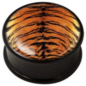 PMMA Ikon flesh plug - Ikon Plug Tiger Skin