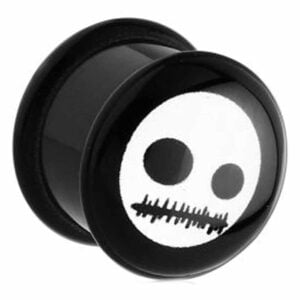 PMMA Ikon Flesh Plug - Stitched Mouth