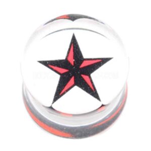 PMMA Silhouette Flesh Plug - Northern Star