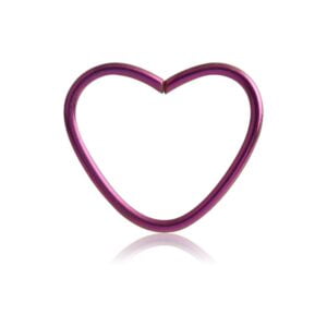 Purple Titanium Continuous Piercing Ring