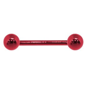 Red Surgical Steel Barbell