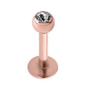 Rose Gold Micro Circular Barbell