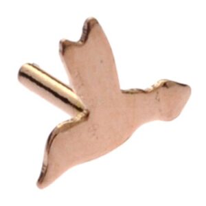 Rose Gold Plated Push-Fit Accessory - Hummingbird