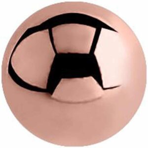 Rose Gold Surgical Steel Threaded Ball