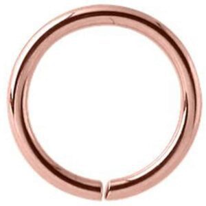 Rose Gold Surgical Steel Continuous Ring
