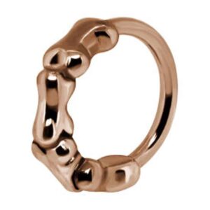 Rose Gold Surgical Steel Helix Ring