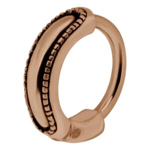 Rose Gold Surgical Steel Helix Ring