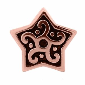 Rose Gold Threaded Attachment - Star