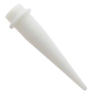 Silicon Striates Taper - White