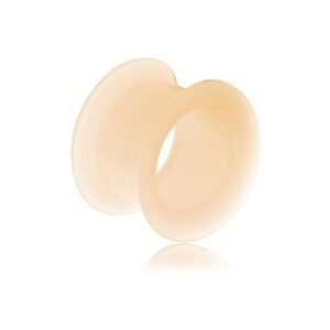Silicone Flesh Tunnel - Flesh Colour