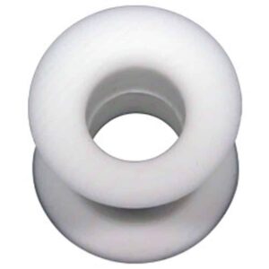 Silicone Flesh Tunnel - White