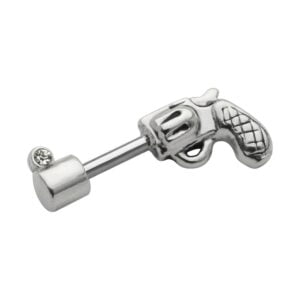 Silver & Steel Helix Bar - Pistol