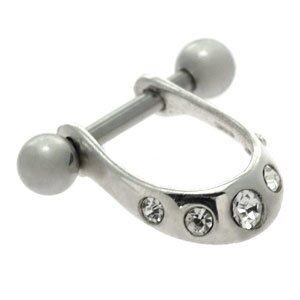 Silver and Steel Mini Helix Cuff - Sparkle