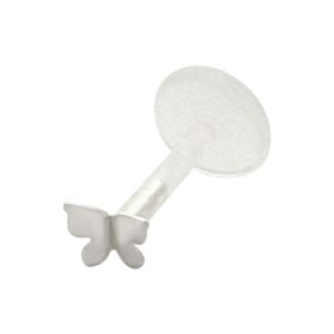 Silver Push-Fit Accessory - 3D Butterfly