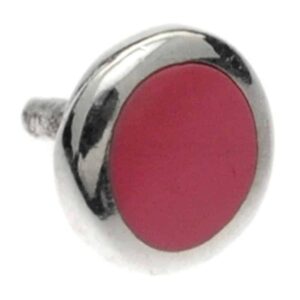 Silver Push-Fit Disc - Pink