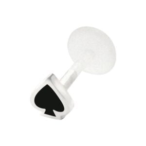 Silver Push-Fit Spade Accessory