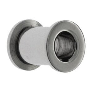 Small Lip Internally Threaded Steel Flesh Tunnel