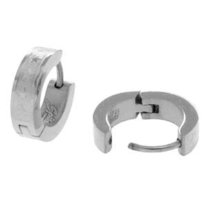 Stainless Steel Earrings - Star Print