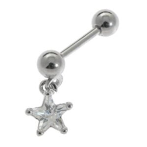 Steel Charm Barbell - Jewel Star
