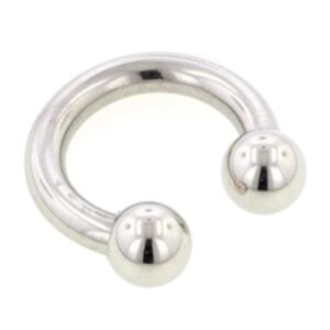 Steel Circular Barbells - 2.4mm
