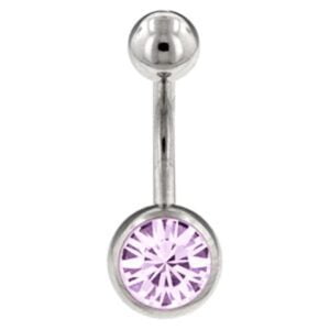 Steel Jewelled Navel Banana Bell