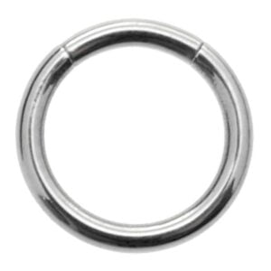 Steel Micro Smooth Segment Ring - 1.2mm