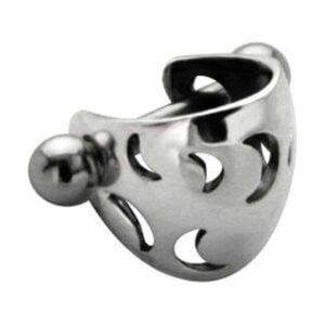 Silver Ear Cuff - Moons