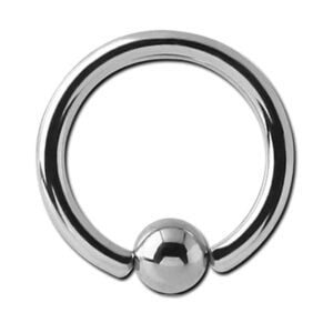 Surgical Steel Ball Closure Ring - 1mm
