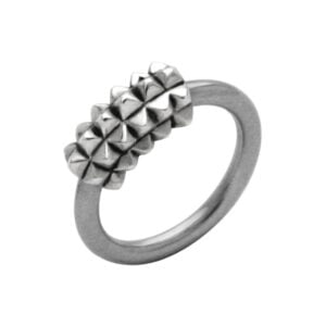 Surgical Steel Ball Closure Ring - Outward Studs