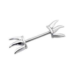 Surgical Steel Barbell - Trident