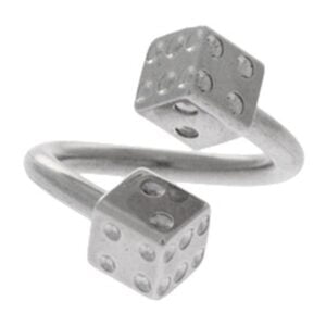 Surgical Steel Body Spiral - Dice