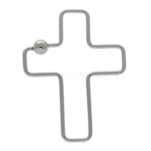 Surgical Steel Cross BCR