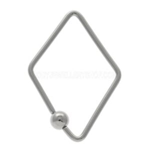 Surgical Steel Diamond BCR
