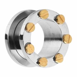Surgical Steel Flesh Tunnel - Screws